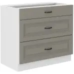 Kuchynská skrinka Stilo claygrey/biely 80d 3s bb