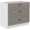 Kuchynská skrinka Stilo claygrey/biely 80d 3s bb