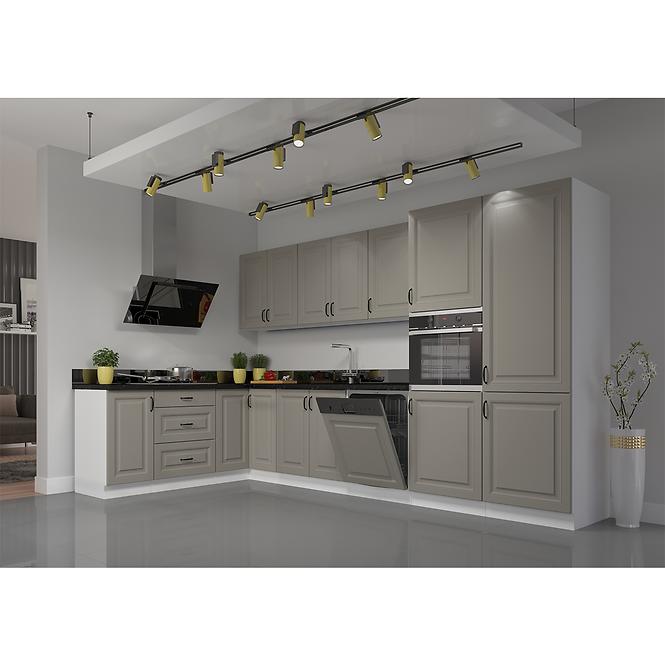 Kuchynská skrinka Stilo claygrey/biely 105 nd 1f bb