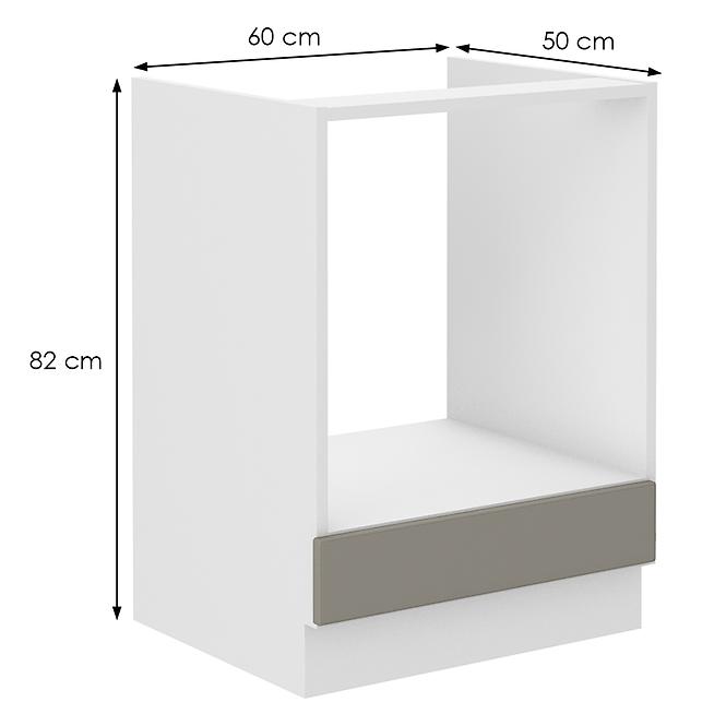 Kuchynská skrinka Stilo claygrey/biely 60dg bb