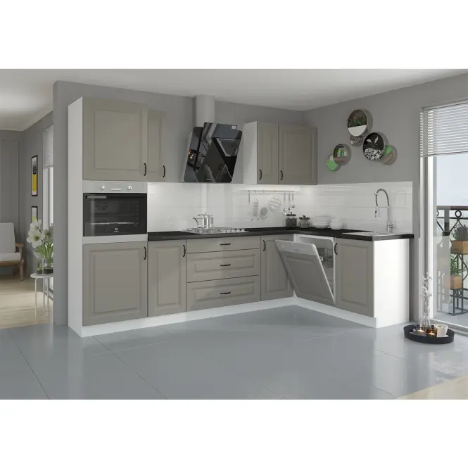 Kuchynská skrinka Stilo claygrey/biely 60dg bb,3