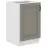 Kuchynská skrinka Stilo claygrey/biely 50zl 1f bb