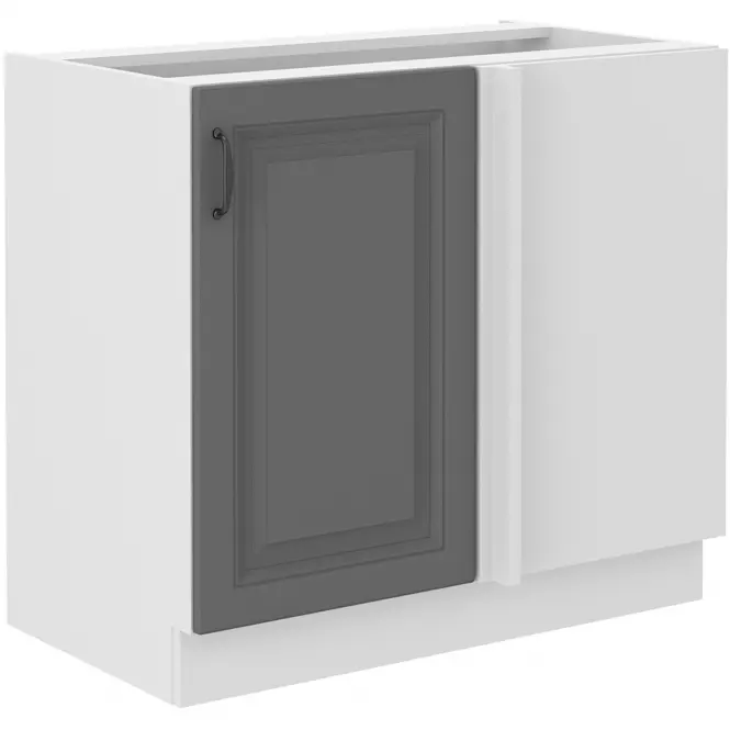 Kuchynská skrinka Stilo dustgrey/biely 105 nd 1f bb