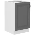 Kuchynská skrinka Stilo dustgrey/biely 50zl 1f bb