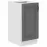Kuchynská skrinka Stilo dustgrey/biely 40d 1f bb