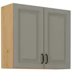 Kuchynská skrinka Stilo claygrey/artisan 80g/72 2f