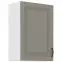 Kuchynská skrinka Stilo claygrey/biely 50g/72 1f