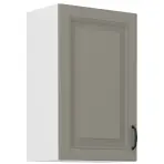Kuchynská skrinka Stilo claygrey/biely 45g/72 1f