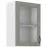 Kuchynská skrinka Stilo claygrey/biely 40gs/72 1f