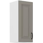 Kuchynská skrinka Stilo claygrey/biely 30g/72 1f