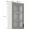Kuchynská skrinka Stilo claygrey/biely 40gs/90 1f,2