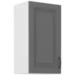 Kuchynská skrinka Stilo dustgrey/biely 40g/72 1f
