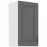 Kuchynská skrinka Stilo dustgrey/biely 40g/72 1f