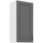 Kuchynská skrinka Stilo dustgrey/biely 45g/90 1f