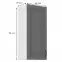 Kuchynská skrinka Stilo dustgrey/biely 40g/90 1f,2