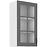 Kuchynská skrinka Stilo dustgrey/biely 40gs/90 1f