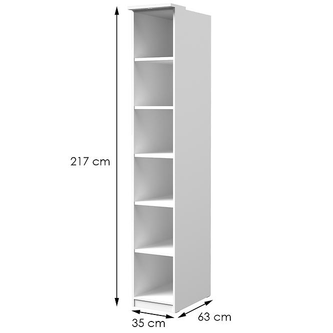 Regál Optima 15 biela