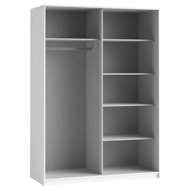 Skriňa 2d posuvné so zrkadlom 150 Beta 55 biela,4