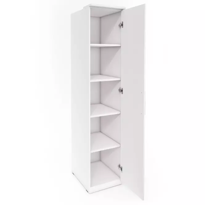 Skriňa Optima 1d. 17 l/p biela