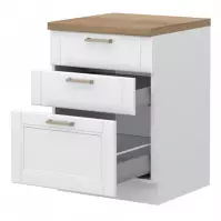 Skrinka Do Kuchyne Tara R-60-3mbox/4 3s White Mat Skrinka Do Kuchyne Tara R-60-3mbox/4 3s White Mat