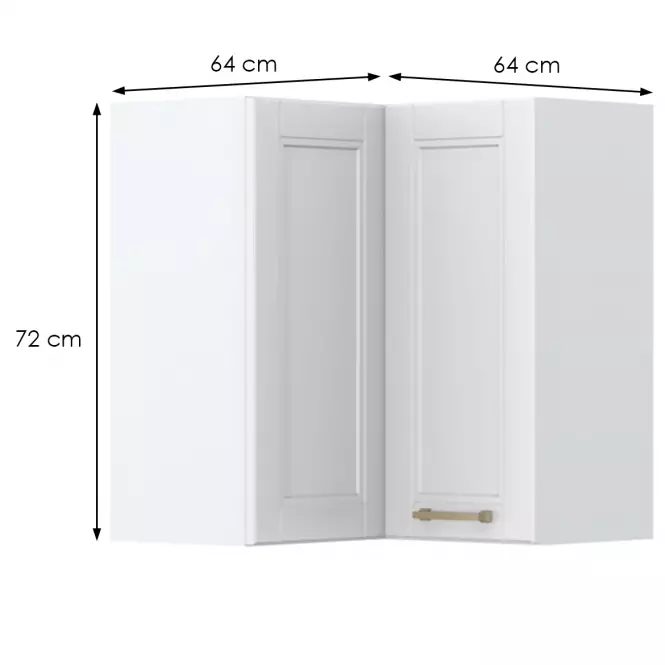 Skrinka Do Kuchyne Tara V7-Ug-2k/4 White Mat,2