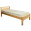Posteľ buková Galia 200x90 cm natural