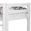 Posteľ buková Maxy 200x90 cm biela,4