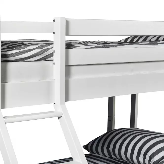 Posteľ buková Mike 200x90/140 white