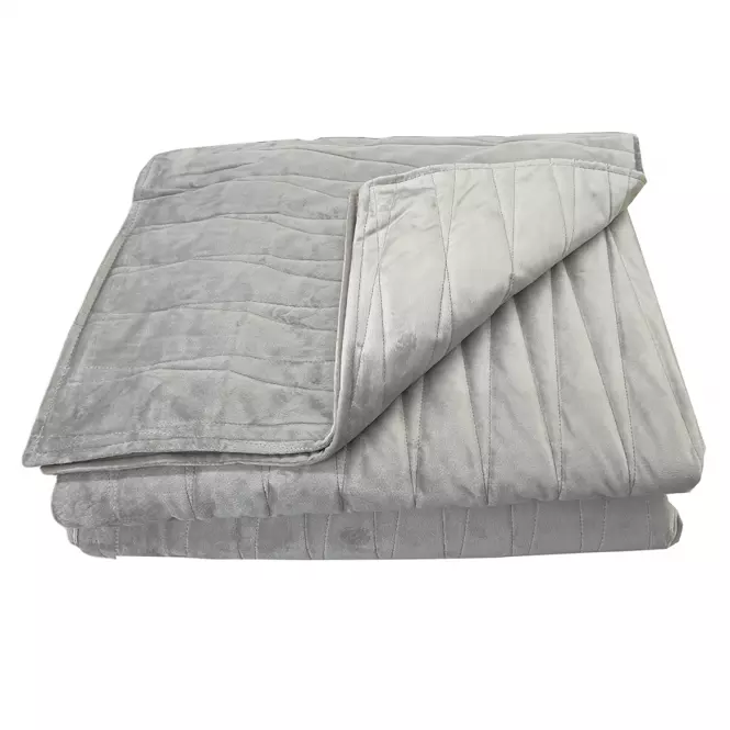 Prikrývka na posteľ Lido 170x220 svetlosivá Merkury Home