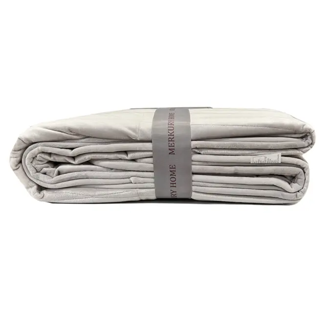 Prikrývka na posteľ Lido 170x220 svetlosivá Merkury Home,2