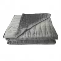Prikrývka na posteľ Lido 170x220 tmavošedá Merkury Home
