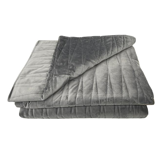 Prikrývka na posteľ Lido 170x220 tmavošedá Merkury Home