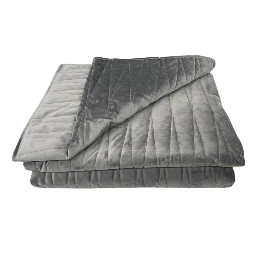 Prikrývka na posteľ Lido 170x220 tmavošedá Merkury Home