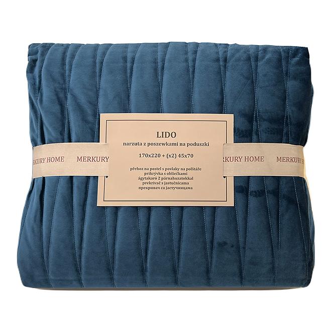 Prikrývka na posteľ  Lido 170x220 indigo Merkury Home