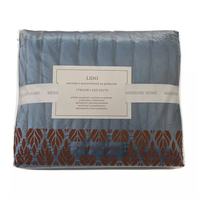 Prikrývka na posteľ  Lido 170x220 indigo Merkury Home