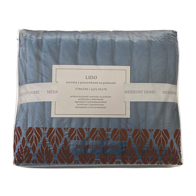 Prikrývka na posteľ  Lido 170x220 indigo Merkury Home