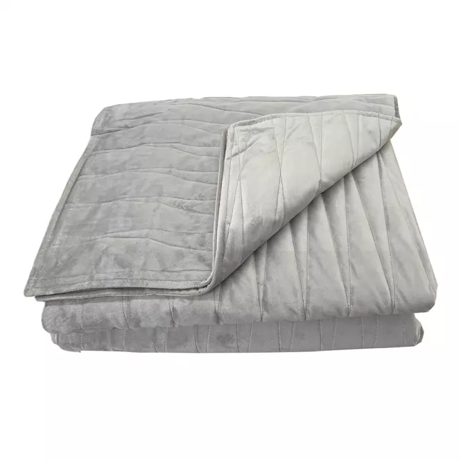 Prikrývka na posteľ  Lido 220x250 svetlosivá Merkury Home
