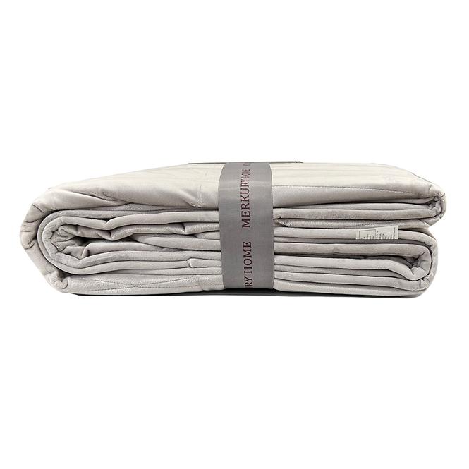 Prikrývka na posteľ  Lido 220x250 svetlosivá Merkury Home,2