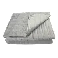 Prikrývka na posteľ Lido 220x250 tmavosivá Merkury Home
