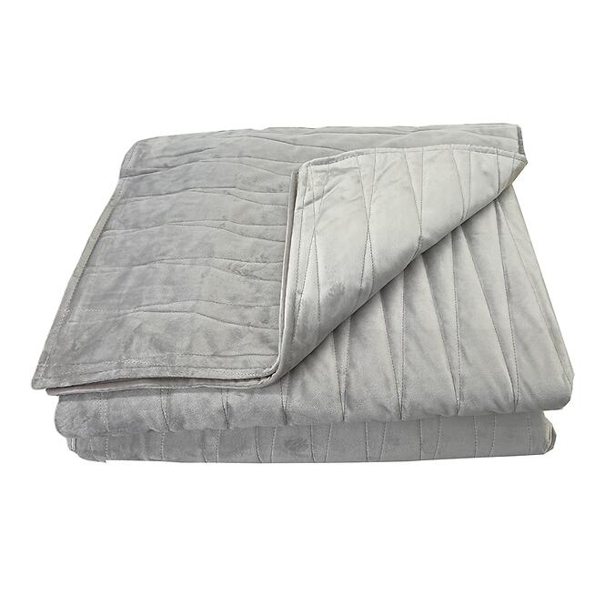 Prikrývka na posteľ Lido 220x250 tmavosivá Merkury Home