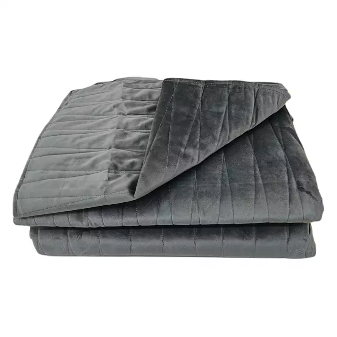 Prikrývka na posteľ Lido 220x250 antracit Merkury Home