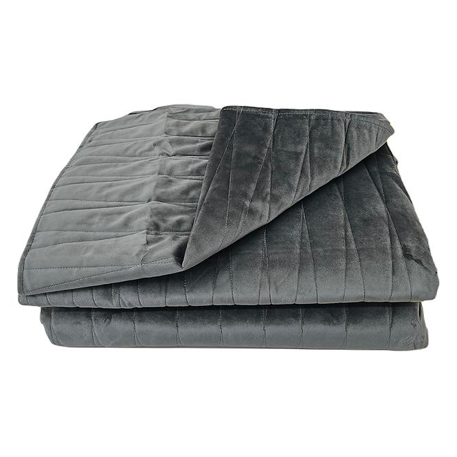 Prikrývka na posteľ Lido 220x250 antracit Merkury Home