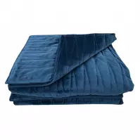 Prikrývka na posteľ Lido 220x250 cm  námornícka modrá Merkury Home