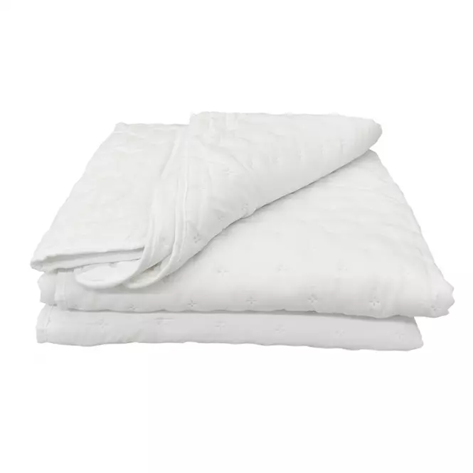 Prikrývka na posteľ Alma 170x220 cm biela Merkury Home