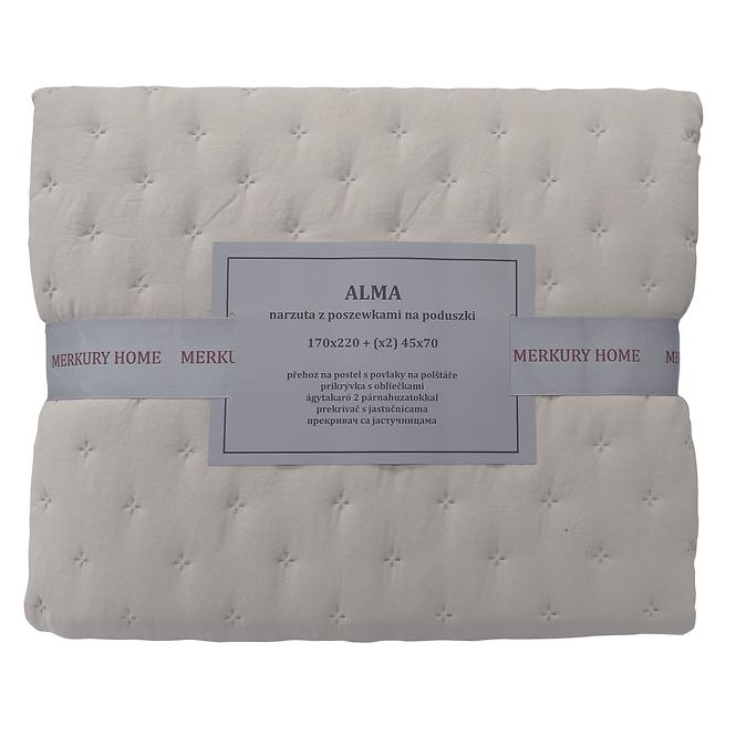 Prikrývka na posteľ Alma 170x220 ecru Merkury Home