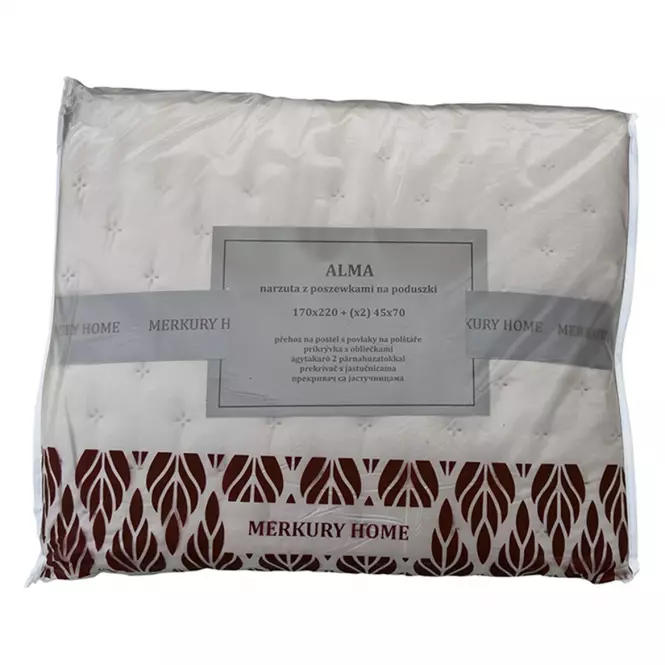 Prikrývka na posteľ Alma 170x220 ecru Merkury Home