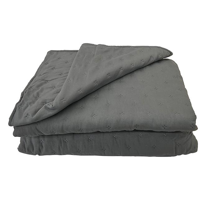 Prikrývka na posteľ Alma 170x220 cm antracit Merkury Home