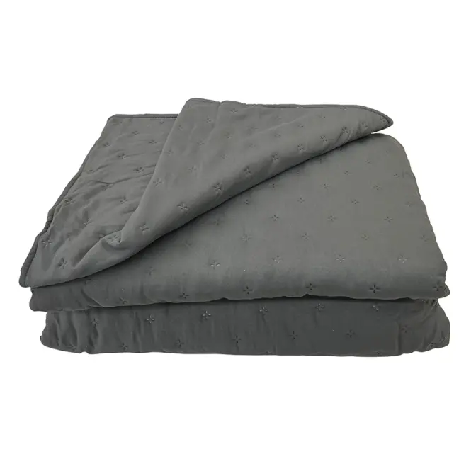 Prikrývka na posteľ Alma 170x220 cm antracit Merkury Home