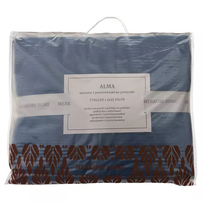 Prikrývka na posteľ Alma 170x220 indigo Merkury Home