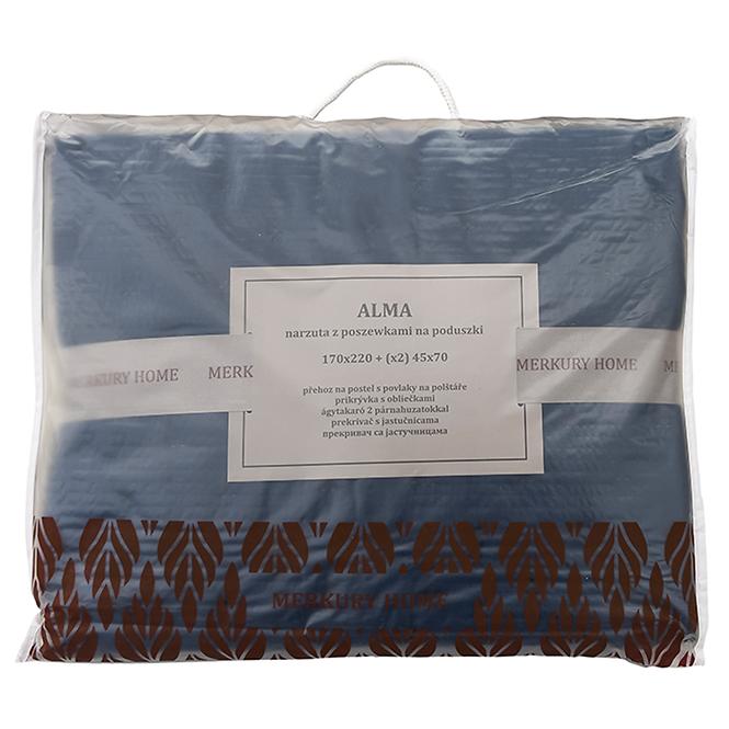 Prikrývka na posteľ Alma 170x220 indigo Merkury Home,4